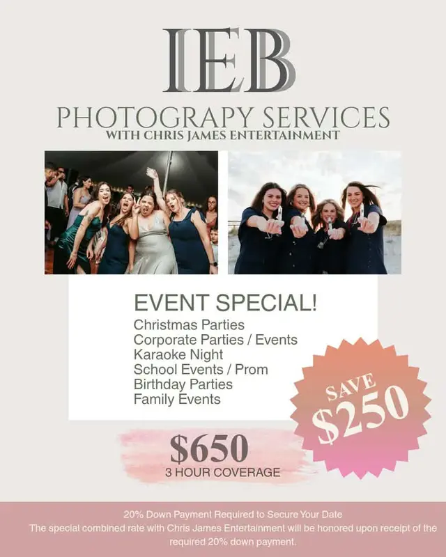 IEB Photography event special flyer