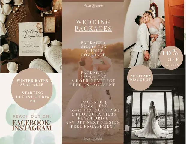 IEB Photography wedding packages