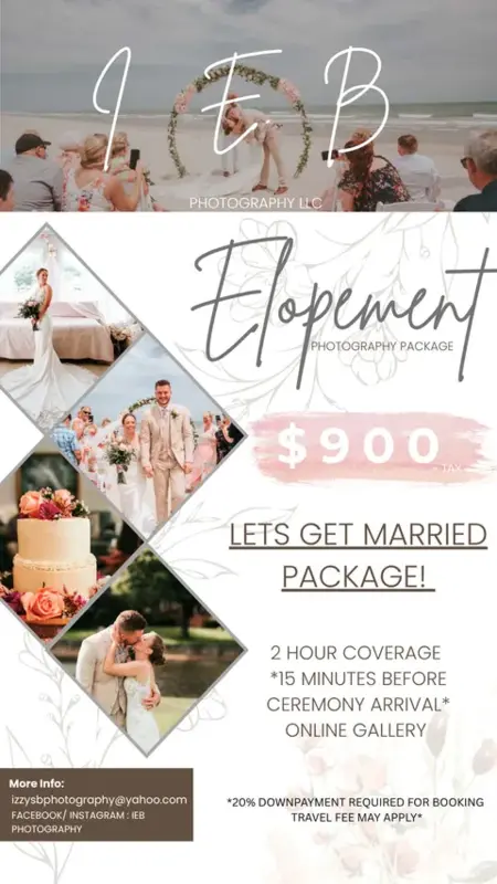 IEB Photography elopement package